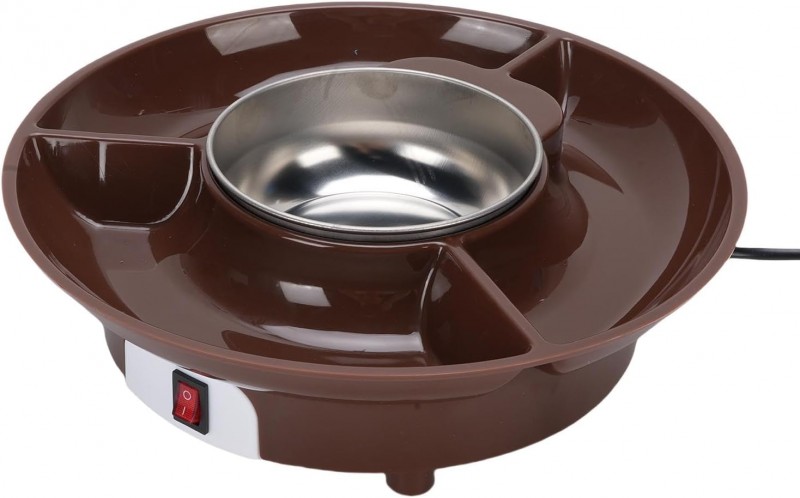 Schokoladenschmelze Schokoladenfondue Fondue Schokoladenschmelzmaschine Schokoladenfondue elektrisch – Thumbnail 7