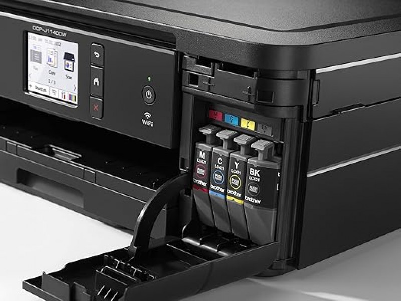 Farbtintenstrahldrucker Multifunktionsdrucker Scanner Kopierer schwarz 400 x 151 x 343 mm 17 Seiten – 4