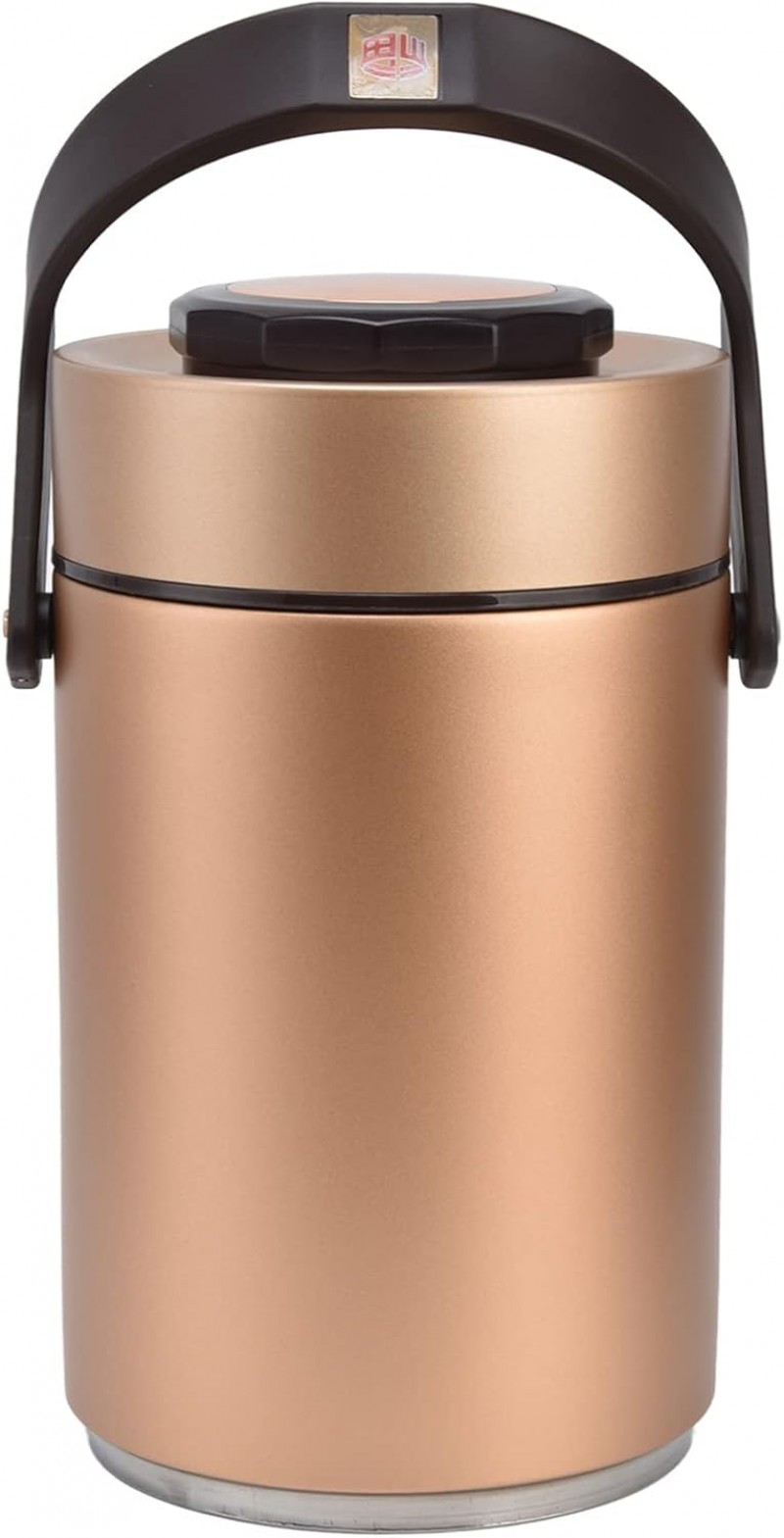 Thermobehälter gold Lebensmittelbehälter Warmhaltebehälter 2,3 l isoliert Edelstahl 3-lagig – Thumbnail 6
