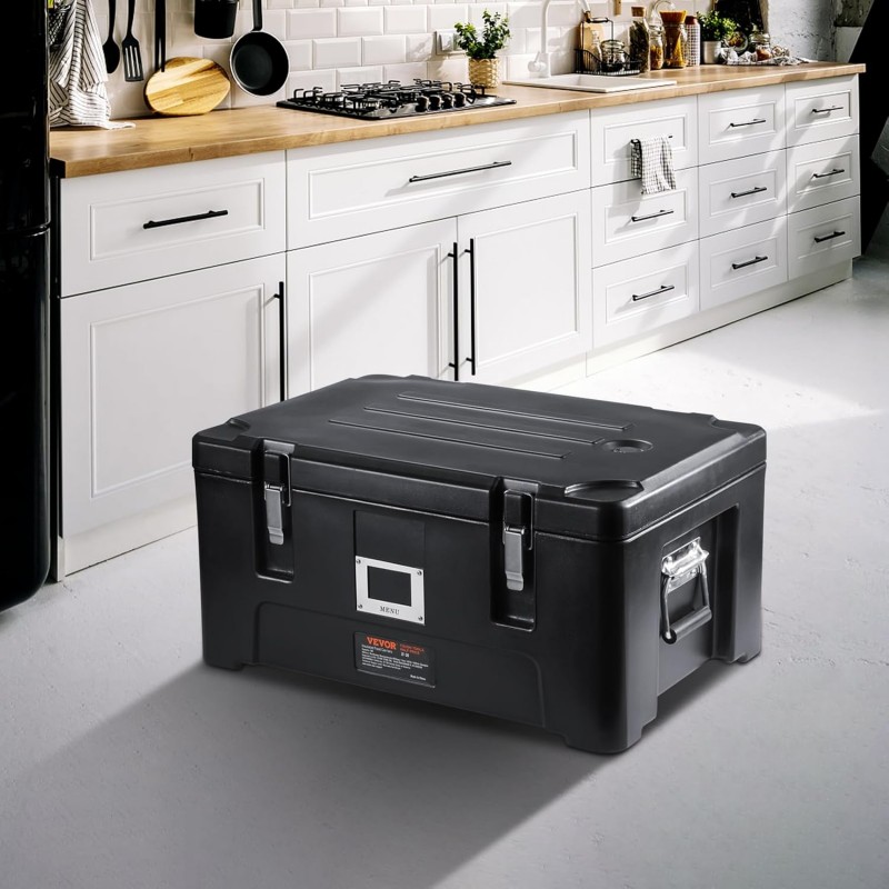 Isolierbox isolierte Thermobox Speisebehälterträger Isobox Speisewärmer 30 L für Gastronomie tragbar – Thumbnail 7