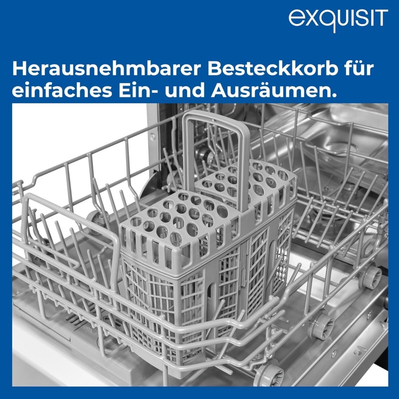 Geschirrspüler Spülmaschine Geschirrspülmaschine 45 cm 9 Maßgedecke 9 Liter Startzeitvorwahl Power+  – 5