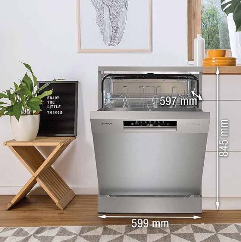 Spülmaschine Geschirrspüler Geschirrspülmaschine 60 cm 13 Maßgedecke Total AquaStop vollständiger – 3