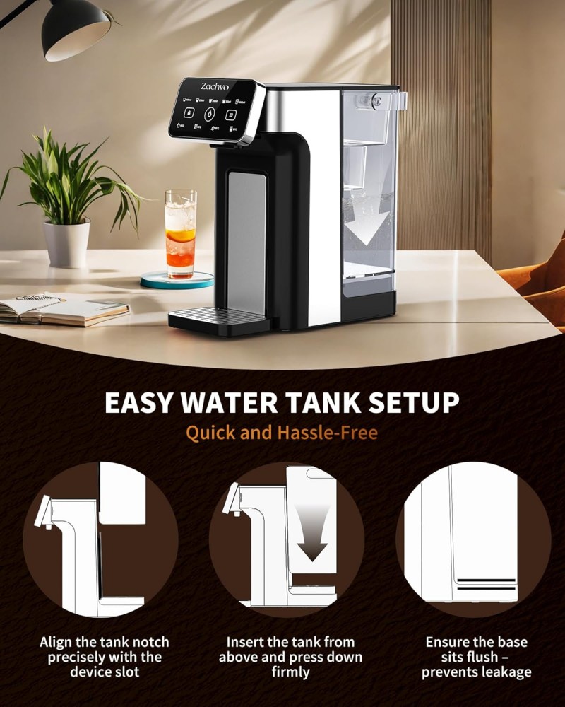 Heißwasserspender Wasserspender 3 l Tank 2600 Watt heißes Wasser in Sekunden 4 Temperaturen – Thumbnail 7