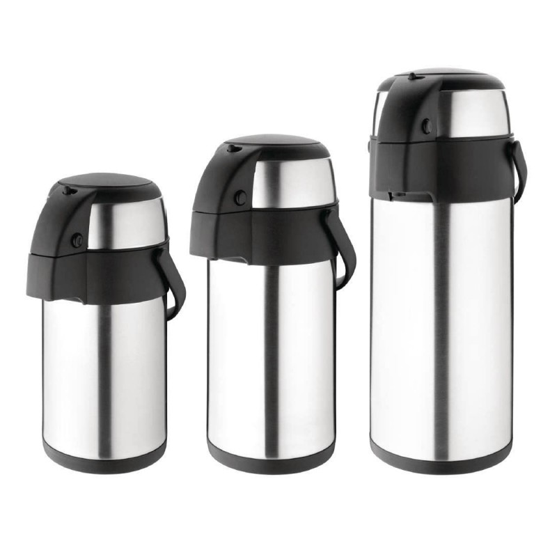 Teekanne Pumpkanne Kaffeekanne Thermoskanne Isolierkanne Airpot 5L 445 x 172 mm Edelstahl Infuser – 5