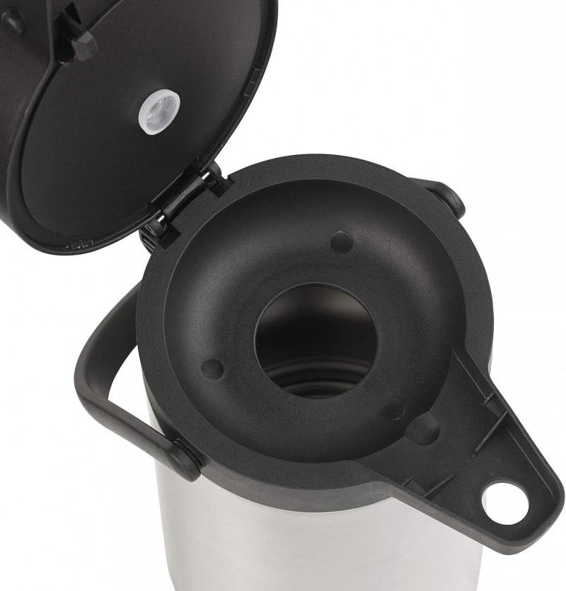 Isolierkanne Pumpkanne 2er-Set Pump-Vakuumisolierkanne Kaffeekanne doppelwandig mit Pumpsystem 2x3L – Thumbnail 6