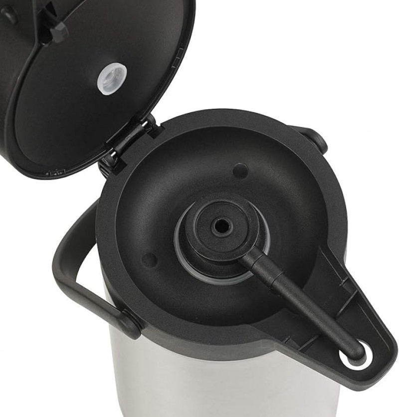 Vakuumisolierkanne 2 x 5 L Isolierkanne Pumpkanne 2er-Set Kaffeekanne doppelwandig mit Pumpsystem – 5