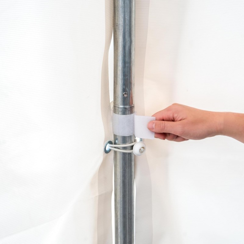 Pagodenzelt Pavillon Partyzelt Hochzeitszelt schneller einfacher Aufbau Fenstern robuste PVC-Plane – Thumbnail 6