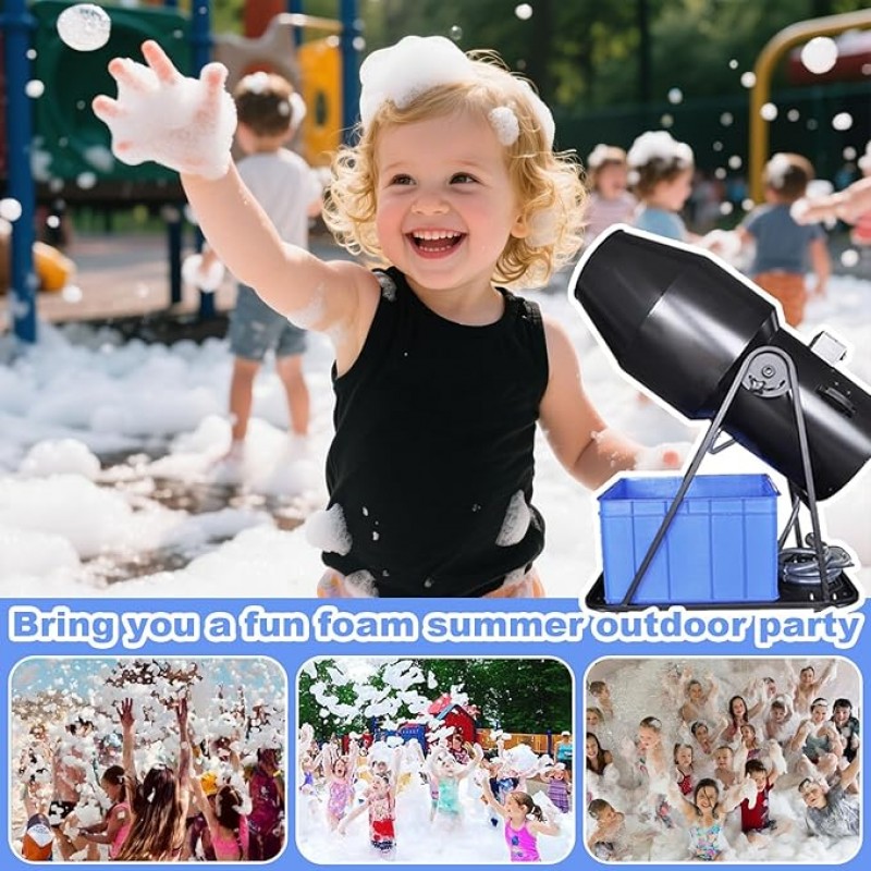 Party-Schaummaschine Schaummaschine 3000 Watt 10 – 14 m für Partys Bühnenschaummaschine – 2