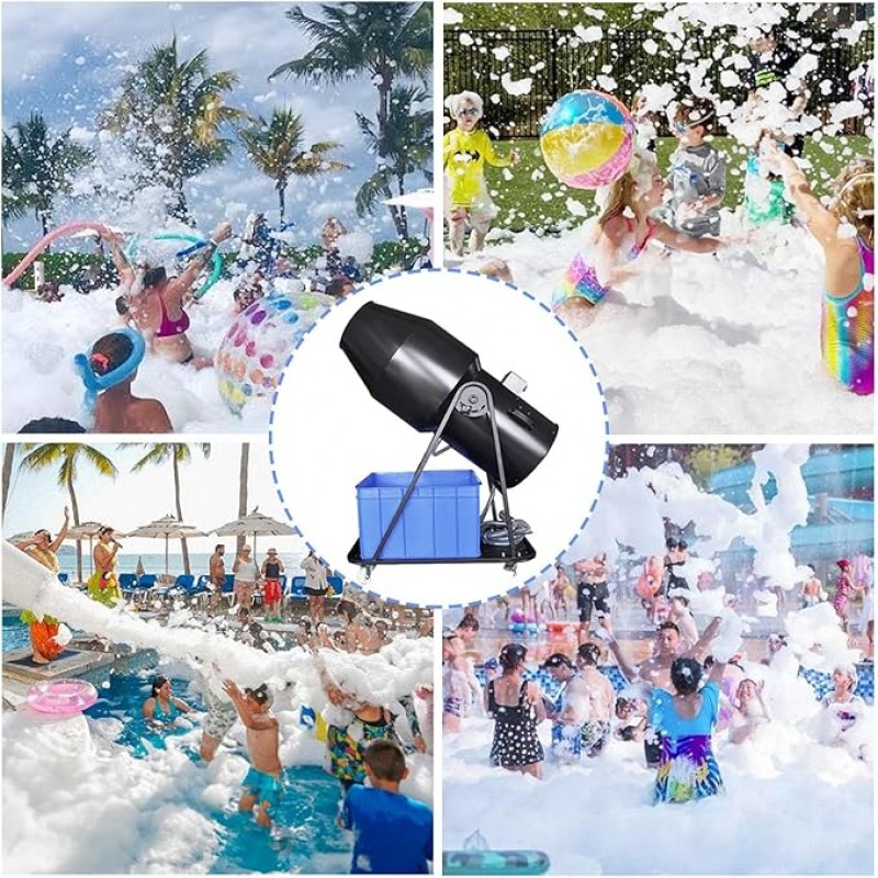 Party-Schaummaschine Schaummaschine 3000 Watt 10 – 14 m für Partys Bühnenschaummaschine – 5