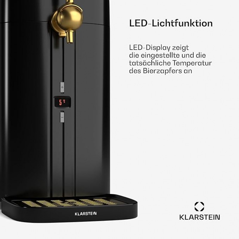 Bierzapfanlage 5L Bierzapfanlage CO₂-Drucksystem thermoelektrisches Kühlsystem Temperaturregelung – Thumbnail 6
