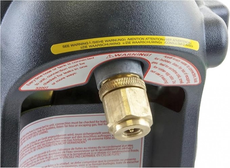Gasheizer Gasheizung Zeltheizung Campingzeltheizung inkl. Adapter für Gaskartuschen mit 7/16 Gewinde – 5