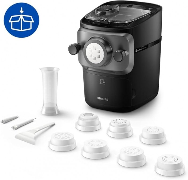 Nudelmaschine elektrisch Pasta Maschine automatisches Wiegen vollautomatisch 8 geformte Scheiben – 4