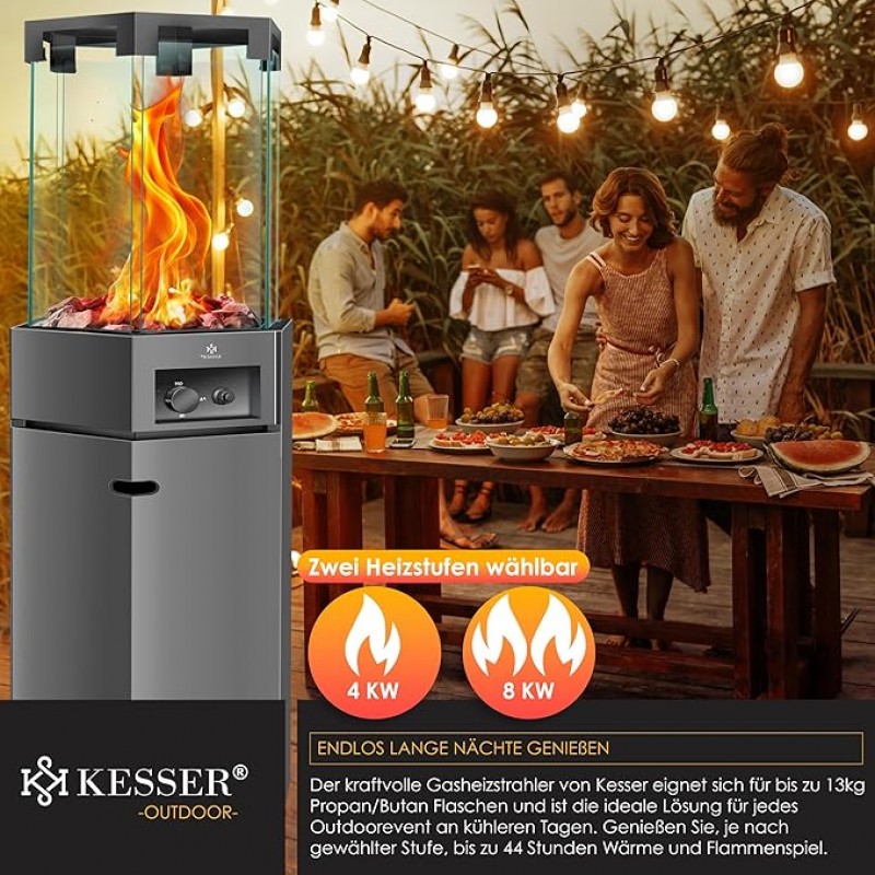 Gasheizer Terrassenheizer Gasheizer Gasstrahler Infrarotheizer Gasheizung Outdoor-Heizstrahler – 4