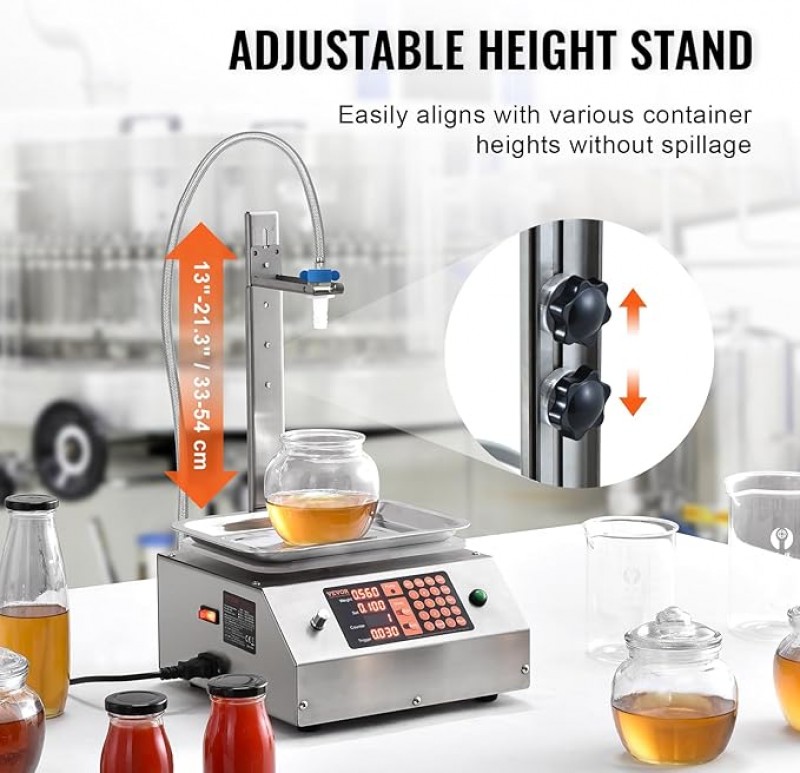 Abfüllmaschine 17 l/min Flüssigkeitsabfüllmaschine 30–15.000 g pro Abfüllung Flaschenabfüllmaschine  – Thumbnail 6