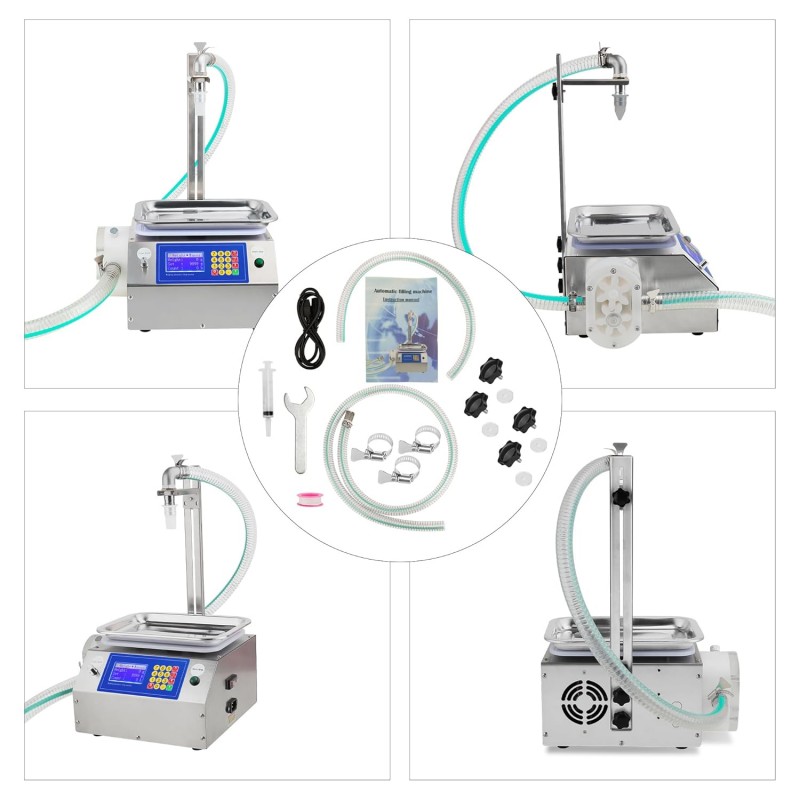 Pastenabfüllmaschine Abfüllmaschine Flaschenabfüllmaschine Flüssigkeitsabfüllmaschine 7 L/Min 1000g – Thumbnail 8