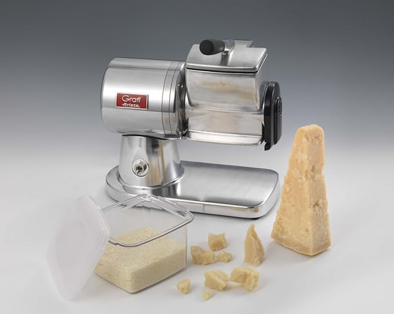 Elektrische Reibe professionell aus Aluminiumdruckguss für Käse Brot Schokolade Trockenfrüchte 350 W – 3
