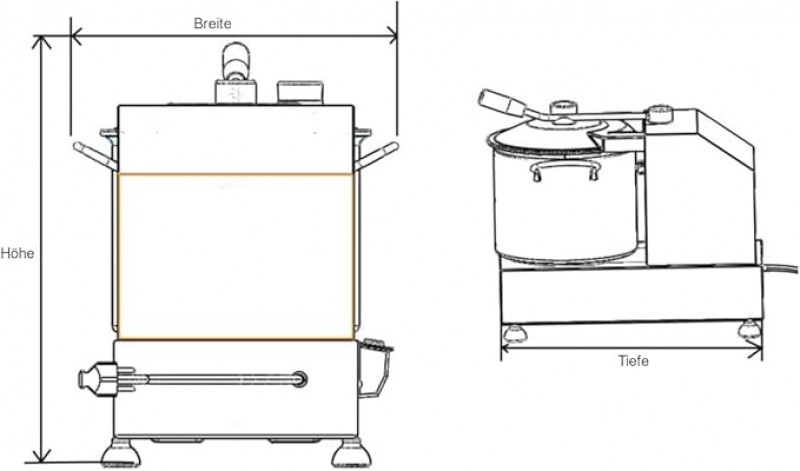 Tischcutter Tischschneider Allessschneider Wurstschneider Käseschneider Gemüseschneider Brotschneide – 3