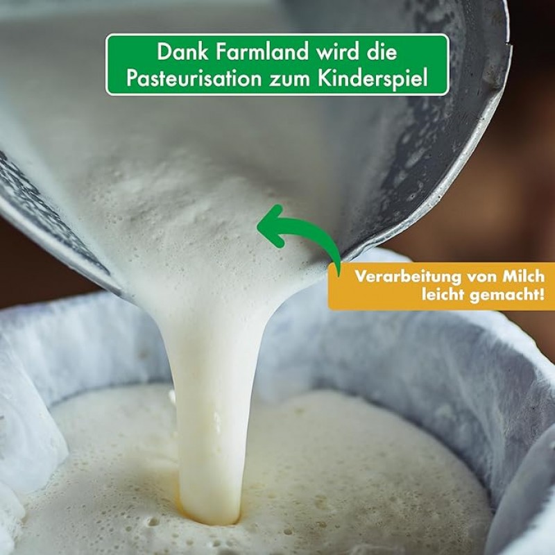 Pasteurisierer 50 L Eco dreiwandiger Käse- und Joghurtkessel mit Zeit- und Temperatureinstellung – 2