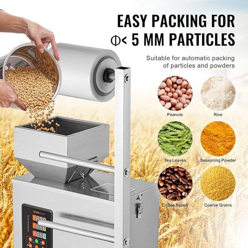 Verpackungsmaschine Pulverfüllmaschine Füllmaschine Partikelverpackungsmaschine automatisch – 4