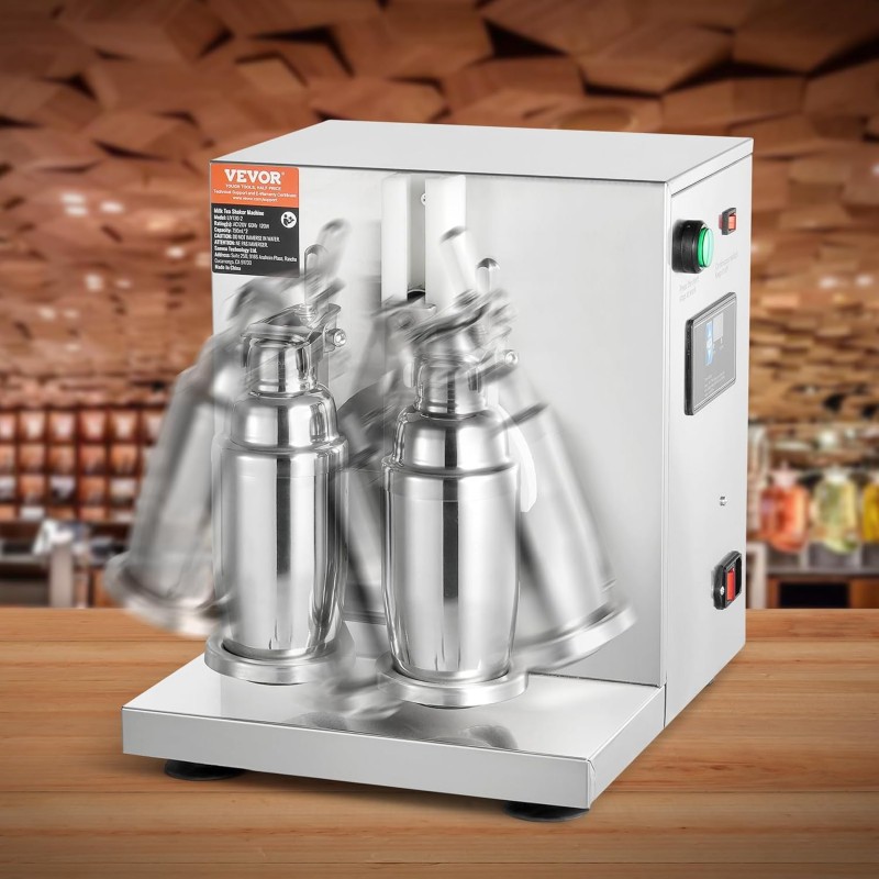 Milchshake-Mixer Milchshake-Maschine 120 Watt kommerzieller Milchtee-Shaker 0–180 s einstellbar – Thumbnail 6