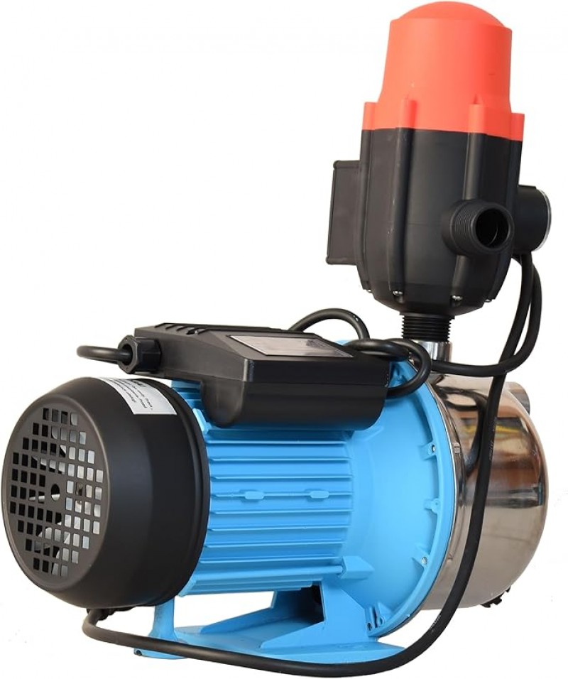 Wasserpumpe Gartenpumpe Schmutzwasserpumpe 3600 l/h 1100 W Förderhöhe 50 m Edelstahl Einschaltdruck – 3