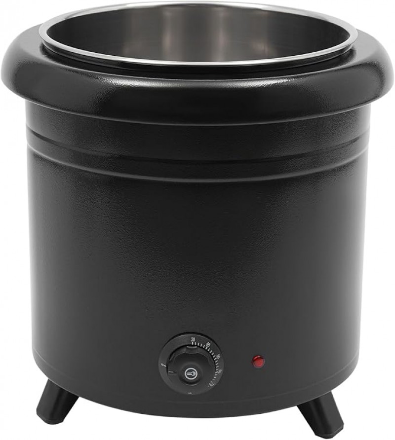 Suppentopf Suppenwärmer elektrisch 13 L Suppenkessel Suppenkocher aus Edelstahl 400 Watt – 3