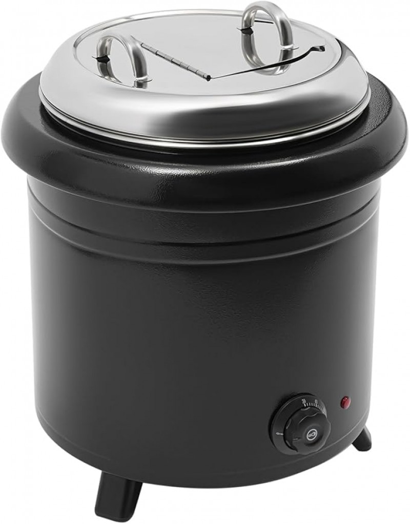 Suppentopf Suppenwärmer elektrisch 13 L Suppenkessel Suppenkocher aus Edelstahl 400 Watt – 2