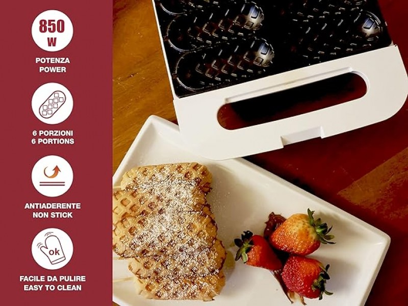 Waffeleisen Stabform Mini Waffeleisen für 6 Waffeln in minutenschnelle – 3