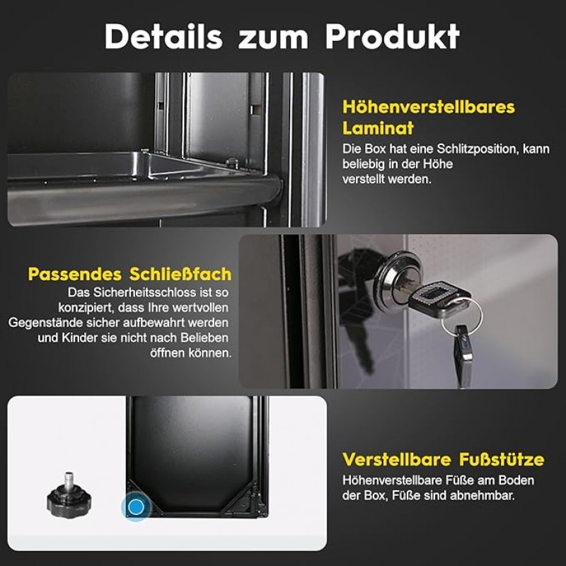 Kamera-Trockenschrank elektronischer Trockenschrank 28 L feuchtigkeitsdicht geräuscharm energiespar – Thumbnail 6