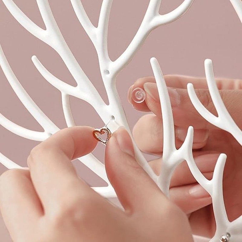 Schmuckständer Schmuckpräsentation Verkaufsständer Geweih Schmuck Displayständer Baum Turm hängend – Thumbnail 6