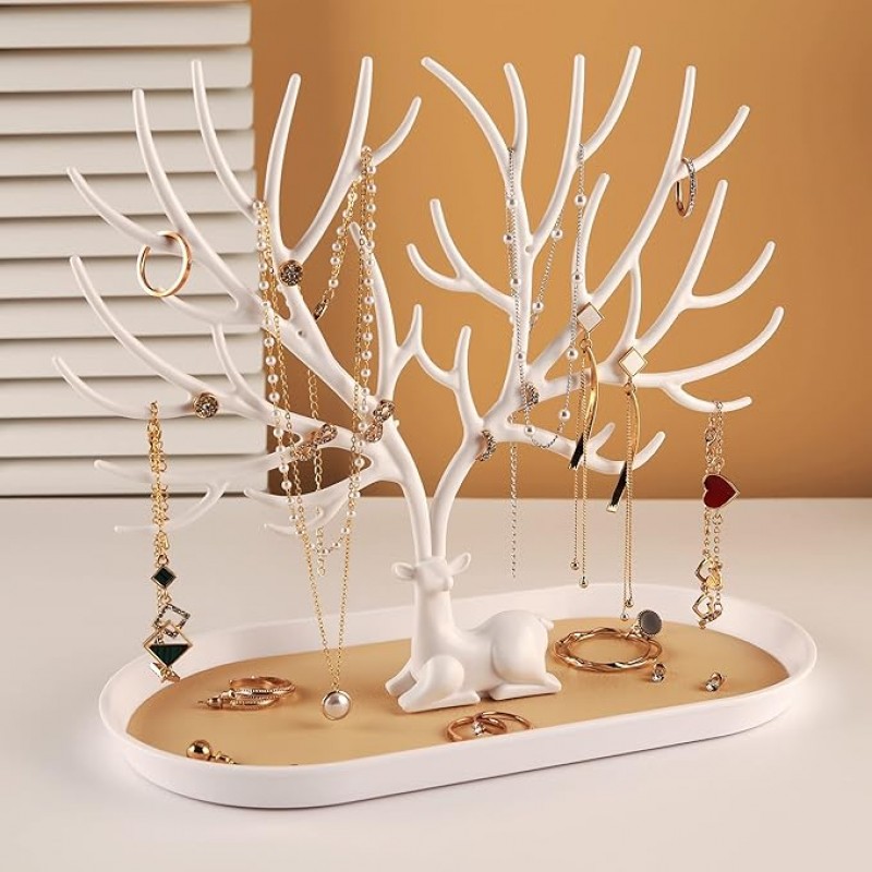 Schmuckständer Schmuckpräsentation Verkaufsständer Geweih Schmuck Displayständer Baum Turm hängend