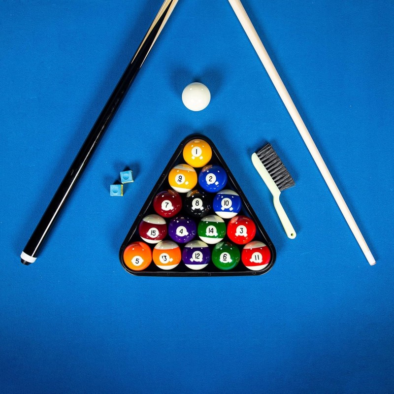 Billard Billardtisch Tischbillard 8ft 244x132x80 cm Billard Tisch Pool Billard 8 Fuß Kugelrücklauf – Thumbnail 6