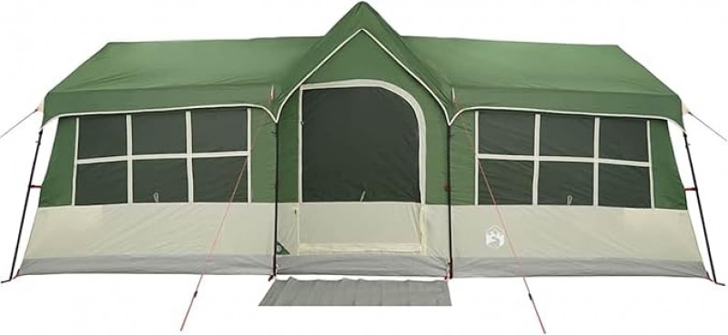 Camping Zelt Familienzelt Gruppenzelt Campingzelt 6220 x 2950 x 2380 mm Fenster bis 12-Personen – 4