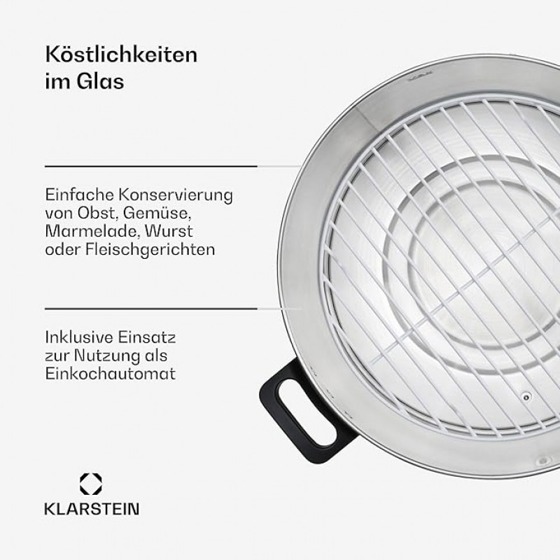 Kakaokocher Einkochautomat Heißwasserspender Einkochtopf Glühweinkocher Zapfhahn 60 L Edelstahl – Thumbnail 6