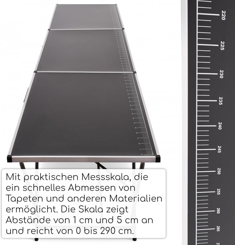 Tapeziertisch Malertisch Heimwerkertisch Arbeitstisch Gartentisch Alu Multifunktionstisch klappbar – Thumbnail 6
