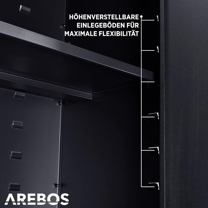 Rollenschrank Aktenschrank Büroschrank Messeschrank Lagerschrank Materialschrank Stahlschrank – Thumbnail 7