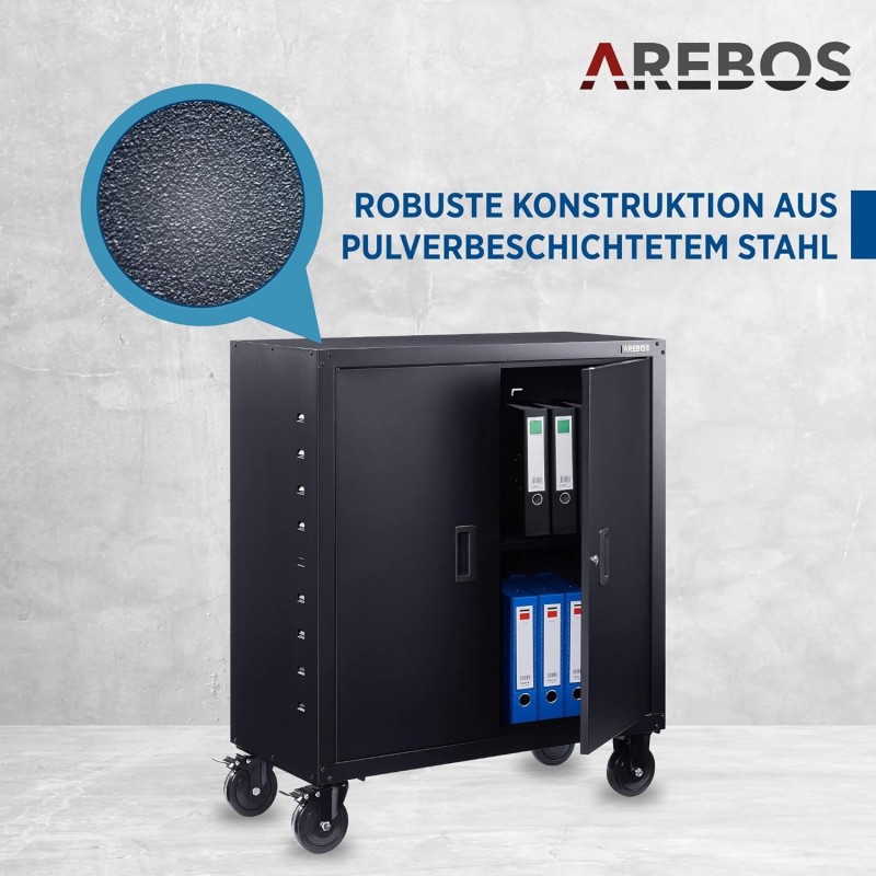 Rollenschrank Aktenschrank Büroschrank Messeschrank Lagerschrank Materialschrank Stahlschrank – Thumbnail 8