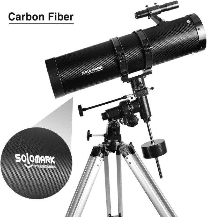 Teleskop 130EQ Newton-Reflektor Teleskop professionell Astronomie 1,5X Barlow-Linse Smartphone – 2