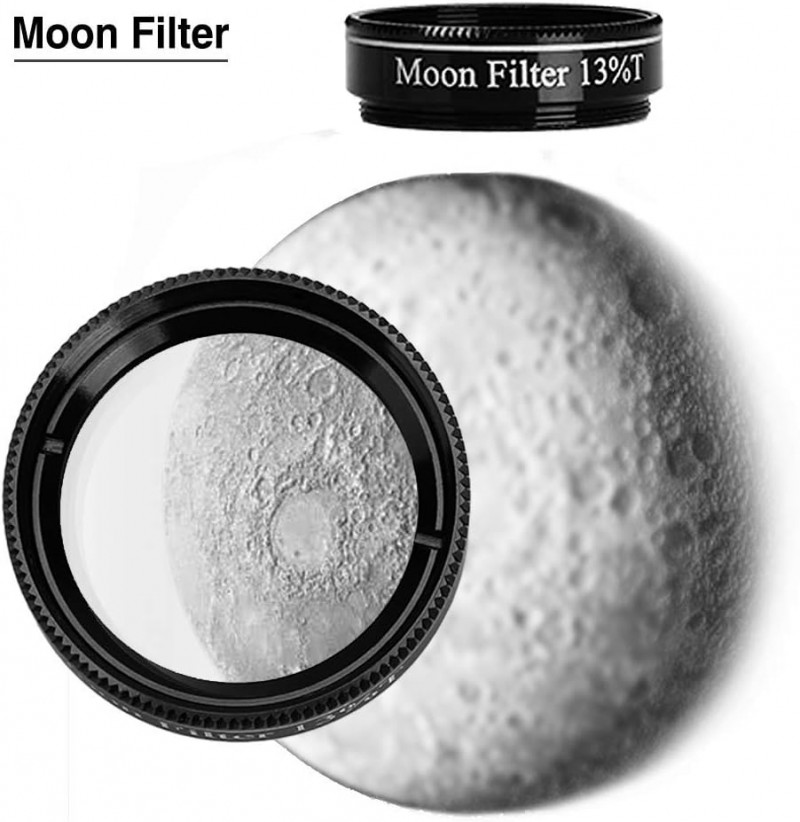 Teleskop 130EQ Newton-Reflektor Teleskop professionell Astronomie 1,5X Barlow-Linse Smartphone – Thumbnail 6
