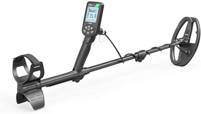 Metallsucher Metalldetektor Metallsuchgerät 9,5 Zoll = 24,13 cm wasserdichte DD-Suchspule Vibration – 4