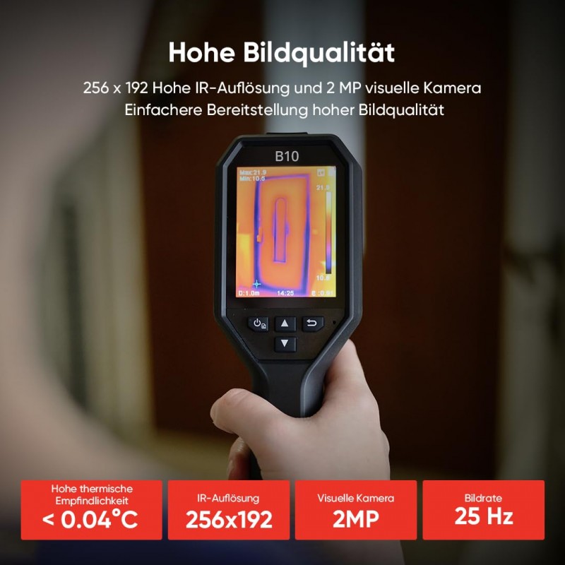 Thermokamera Wärmebildkamera Wärmekamera Infrarotkamera Infrarotwärmekamera Infrarotwärmebildkamera – Thumbnail 6