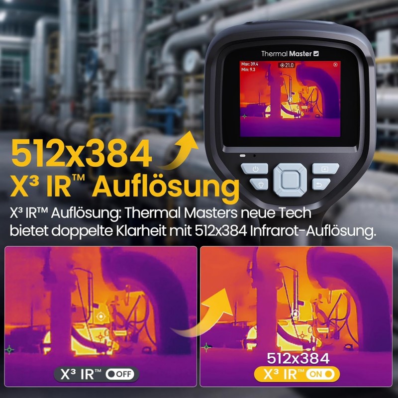 Infrarotkamera Profi-Wärmebildkamera Wärmekamera Thermokamera Infrarotwärmekamera Infrarotwärmebild – 2