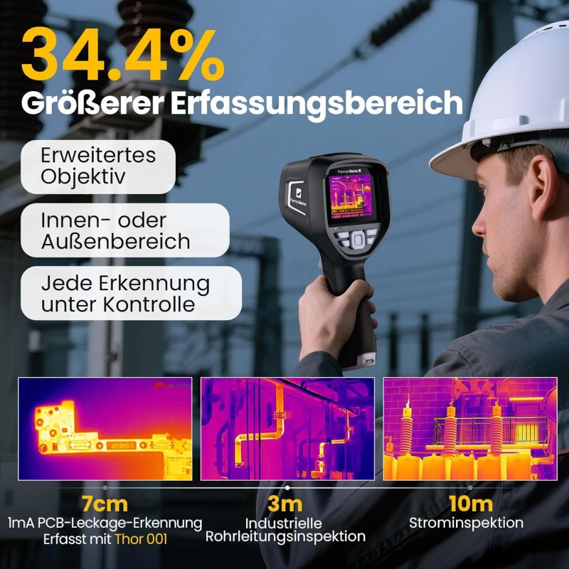 Infrarotkamera Profi-Wärmebildkamera Wärmekamera Thermokamera Infrarotwärmekamera Infrarotwärmebild – 3