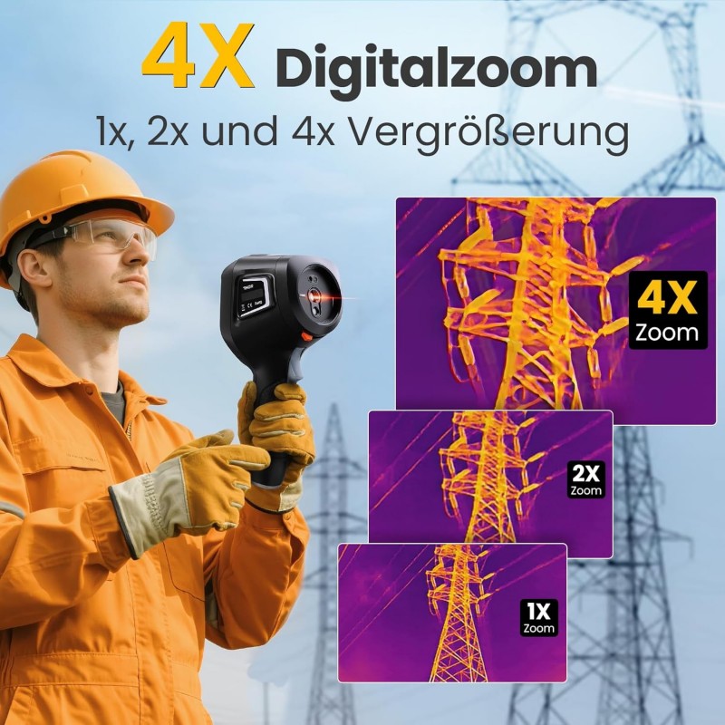 Infrarotkamera Profi-Wärmebildkamera Wärmekamera Thermokamera Infrarotwärmekamera Infrarotwärmebild – 5