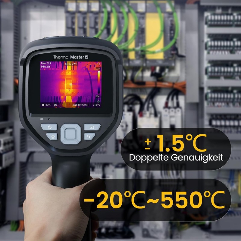 Profi-Wärmebildkamera Infrarotkamera Wärmekamera Thermokamera Infrarotwärmekamera Infrarotwärmebild – Thumbnail 6