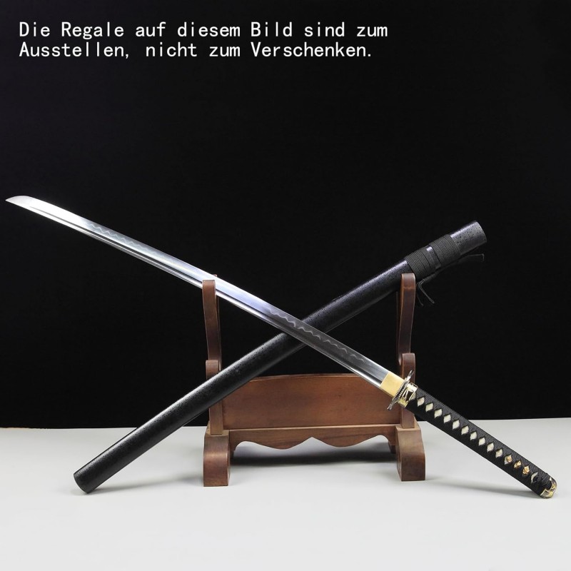 Ninja-Schwert Katana Schwert Samurai-Schwert 103 cm scharf echt hochwertige Handarbeit japanisch – 2