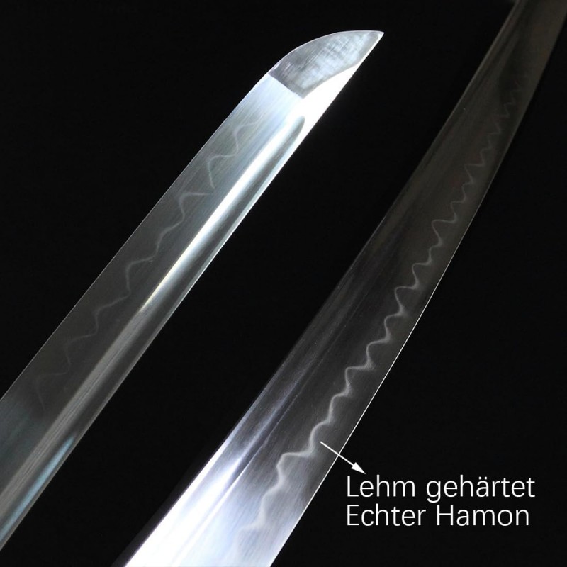 Ninja-Schwert Katana Schwert Samurai-Schwert 103 cm scharf echt hochwertige Handarbeit japanisch – Thumbnail 6