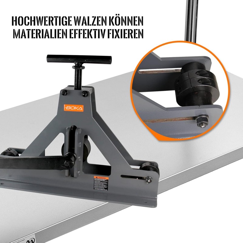 Rohrbiegemaschine Blechbiegemaschine Rundbiegemaschine Biegemaschine Rohrbieger Rundbiegegerät – Thumbnail 6