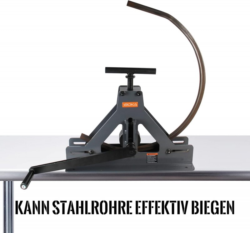 Rohrbiegemaschine Blechbiegemaschine Rundbiegemaschine Biegemaschine Rohrbieger Rundbiegegerät – Thumbnail 9