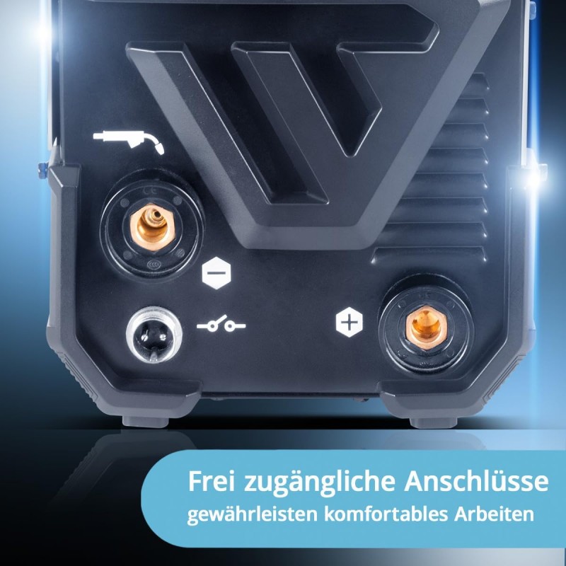 Schweißgerät Mini FLUX 120 ST Digital Fülldrahtschweißen (FLUX) ohne Schutzgas bis 120 A kompakt – Thumbnail 9